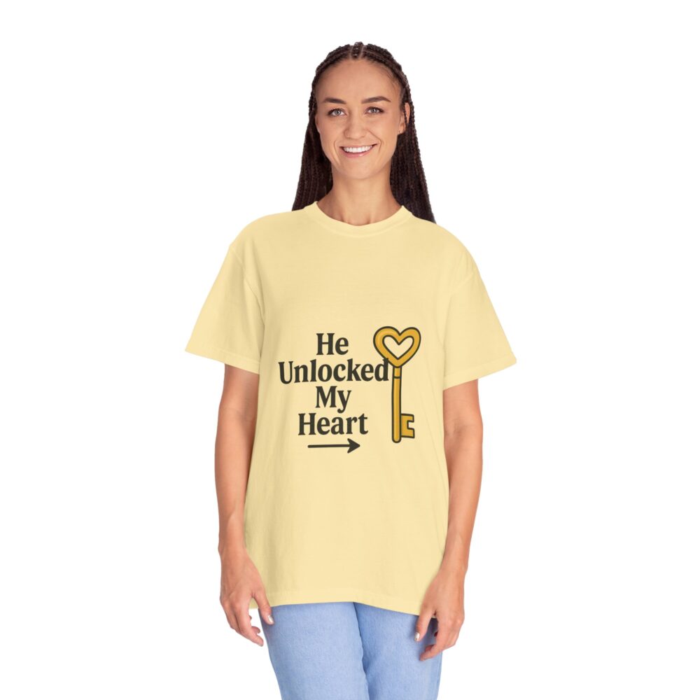 Heart Unlock T-Shirt | Love Gift, Funny Couple Tee, Valentine's Day, Anniversary, Cute Graphic Shirt - Image 2