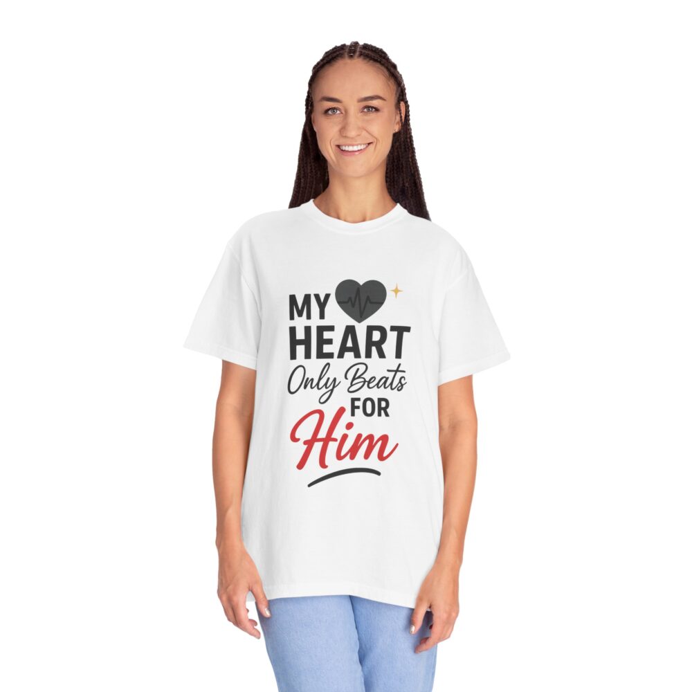 Heartfelt Unisex T-shirt for Him, Creative Gift for Boyfriend, Anniversary, Valentine's Day, Casual Wear, Love Expressions