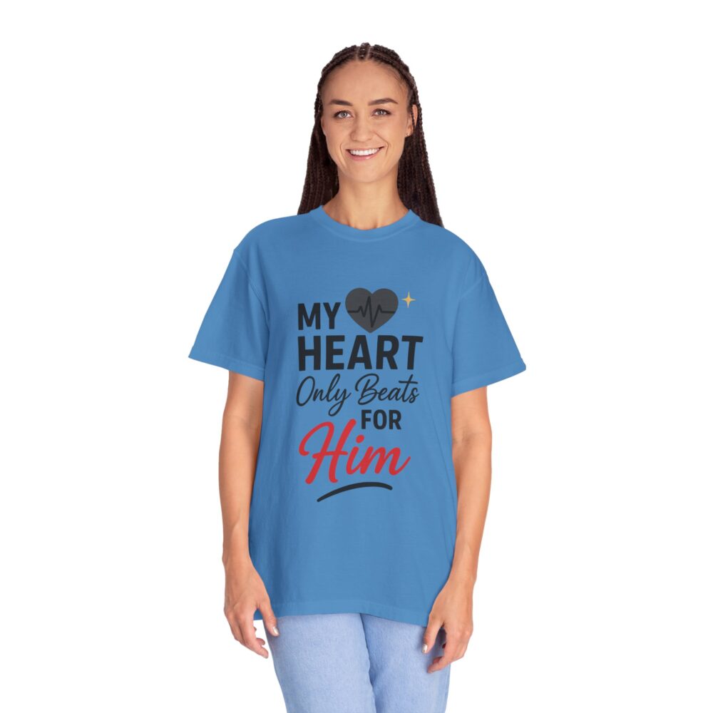 Heartfelt Unisex T-shirt for Him, Creative Gift for Boyfriend, Anniversary, Valentine's Day, Casual Wear, Love Expressions - Image 5