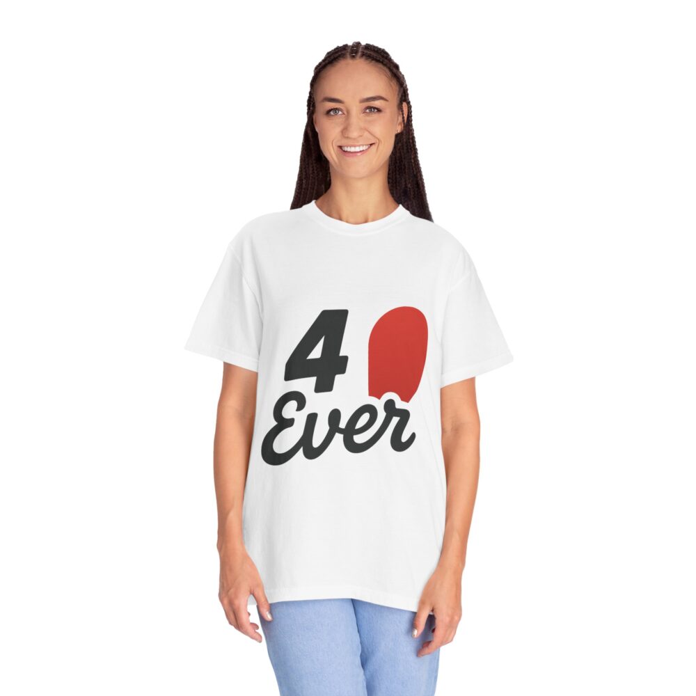 40th Birthday Celebration T-Shirt, Unisex Birthday Gift, Fun Party Tee, Balloon Design Shirt, Garment-Dyed Casual Wear