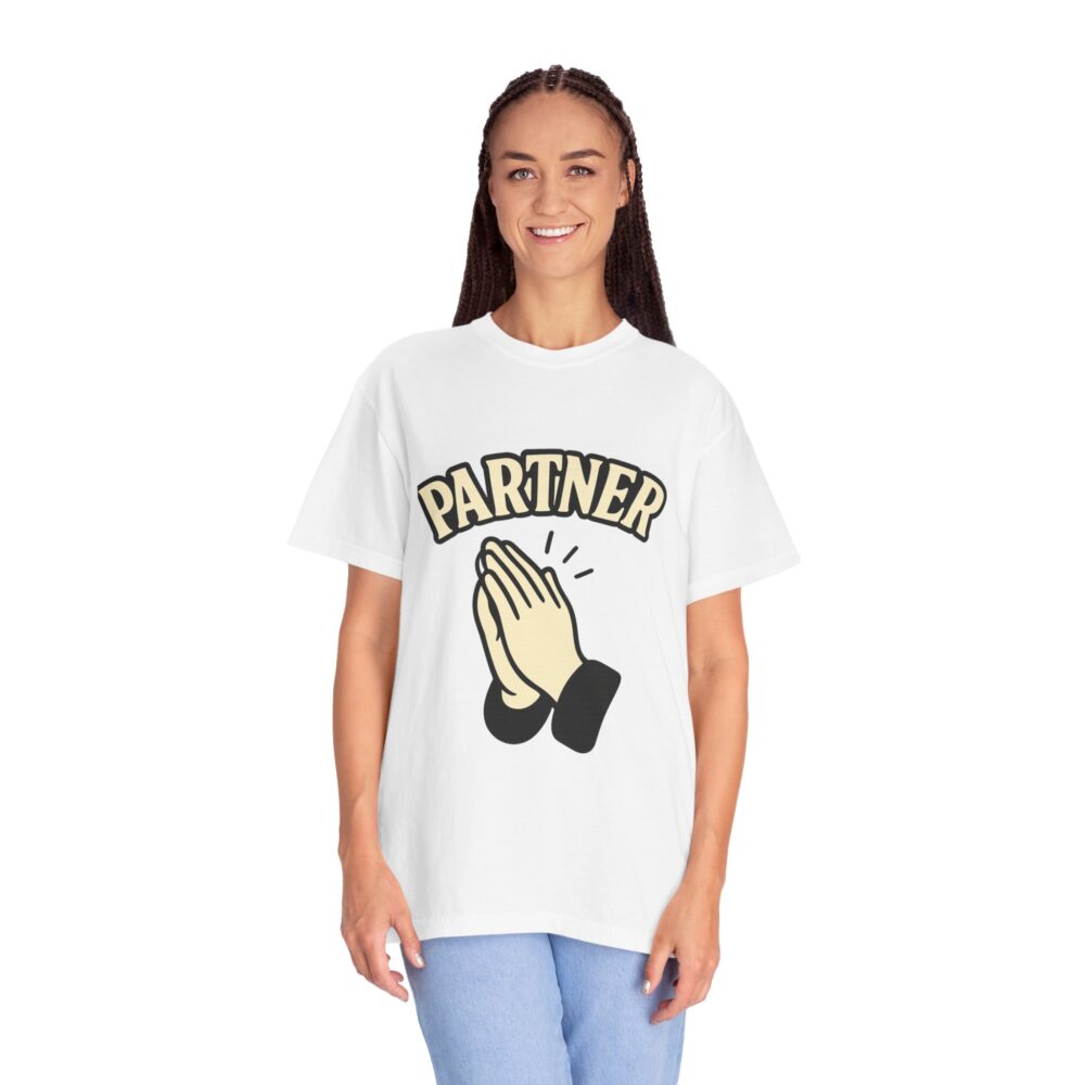 Partner Graphic Tee, Unisex T-Shirt, Couples Gift, Relationship Apparel, Casual Streetwear, Cute Partner Shirt