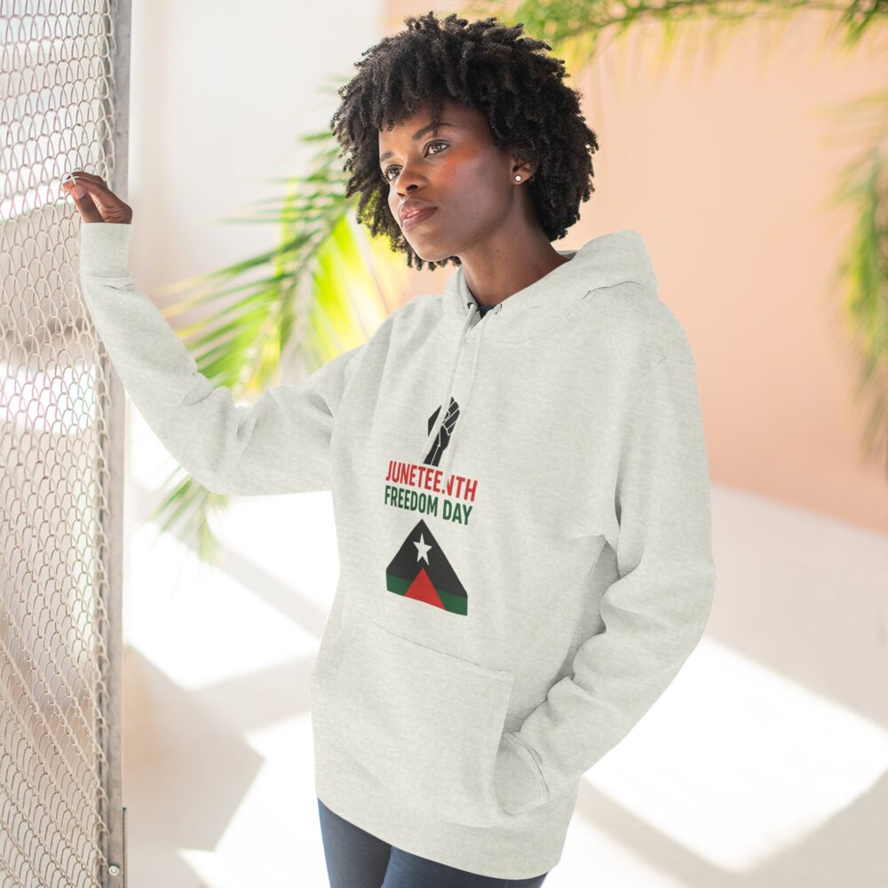 Juneteenth Celebration Hoodie, Black History Month Gift, Fleece Sweatshirt, Freedom Day Apparel, Comfortable Everyday Wear - Image 8