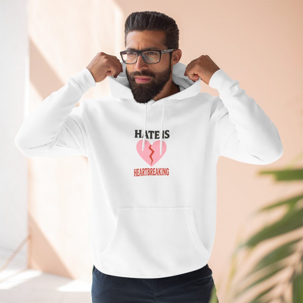Heartbreaking Message Fleece Hoodie, Casual Wear, Gift for Her, Inspirational Hoodie, Street Style Apparel, Valentine's or [...]