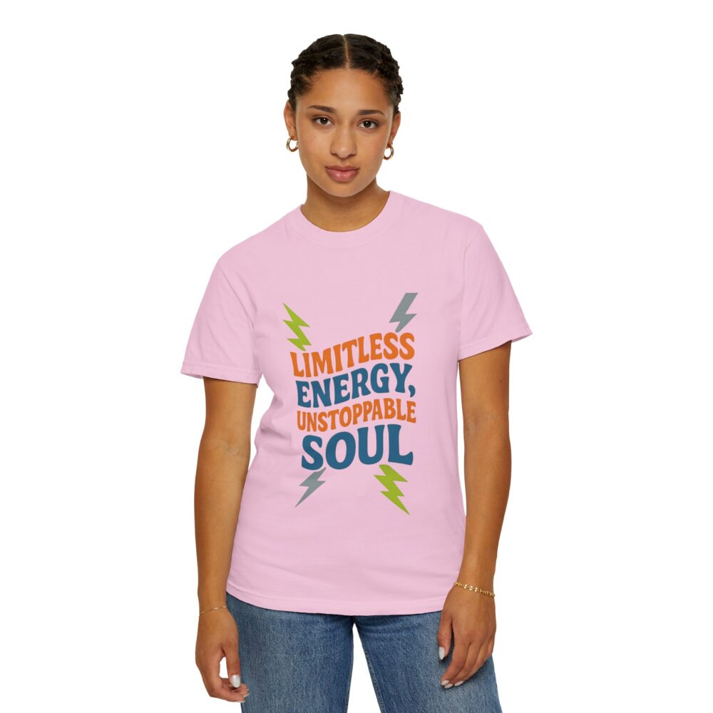 Limitless Energy Unisex T-Shirt, Motivational Tee, Inspirational Shirt, Gift for Fitness Lovers, Casual Wear for All Occasions