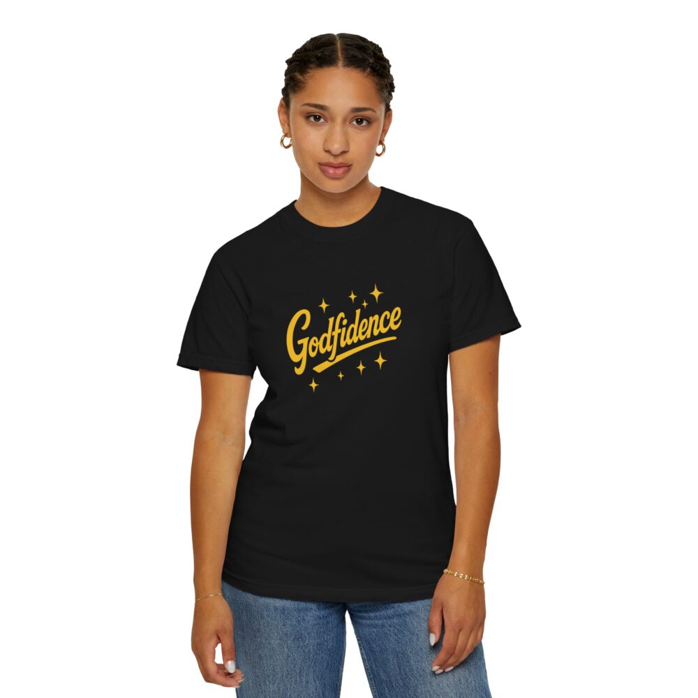Godfidence Garment-Dyed T-Shirt, Unisex Tee, Inspirational Apparel, Casual Wear, Gift for Her, Motivational Clothing - Image 12