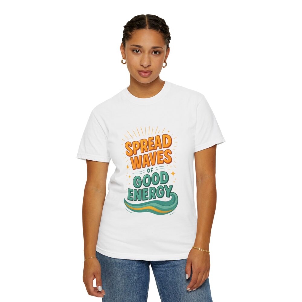 Good Energy T-Shirt, Unisex Tee, Eco-Friendly Apparel, Summer Vibes, Positive Message, Gift for Friends, Casual Wear - Image 8