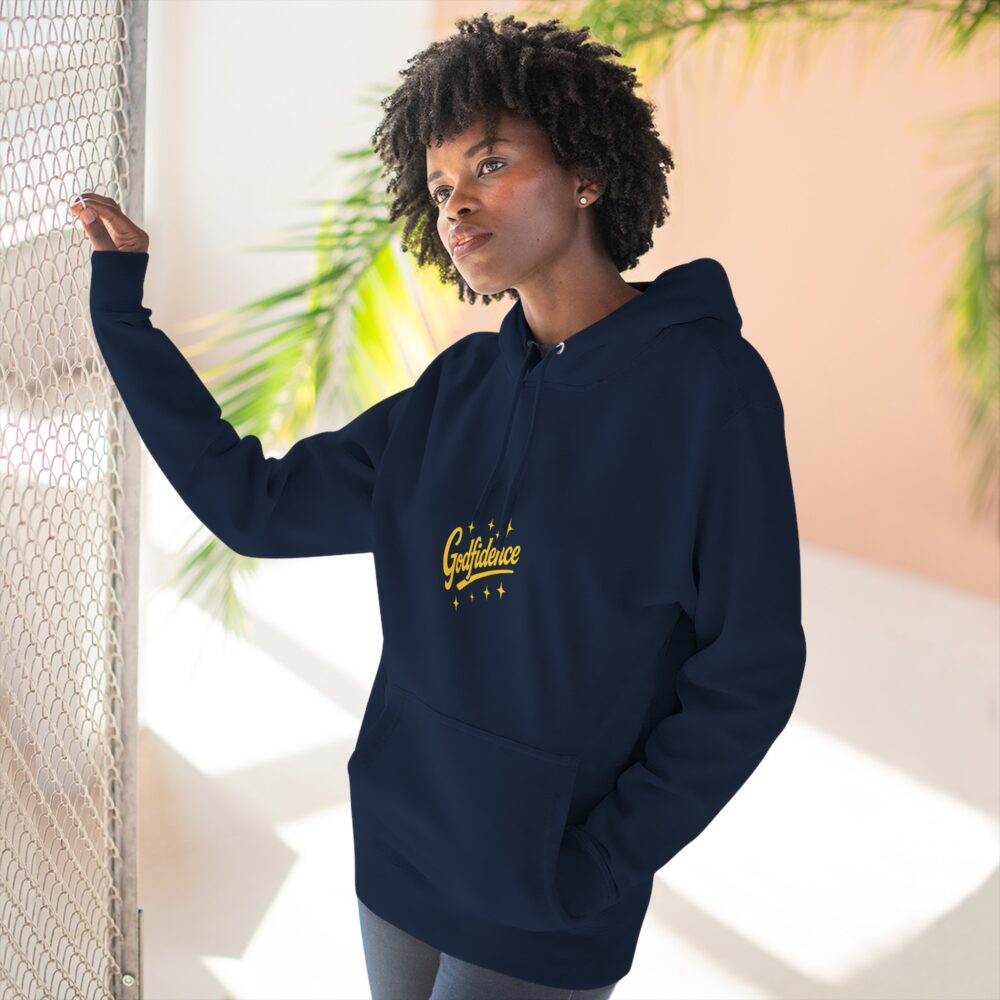 Godfidence Fleece Hoodie - Cozy Confidence Wear, Inspirational Gift, Casual Apparel, Motivational Hoodie, Unisex Fashion - Image 8