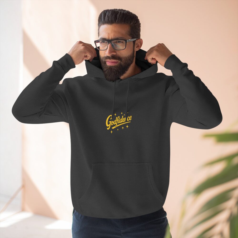 Godfidence Fleece Hoodie - Cozy Confidence Wear, Inspirational Gift, Casual Apparel, Motivational Hoodie, Unisex Fashion