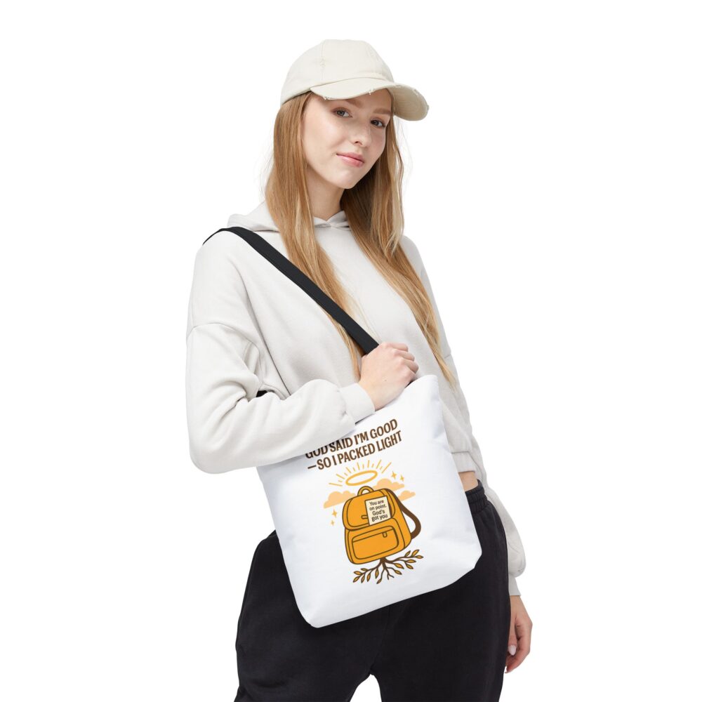 Spiritual Tote Bag - Motivational Quote, Eco-Friendly, Gift for Him/Her, Inspirational, Everyday Use, Unique Design