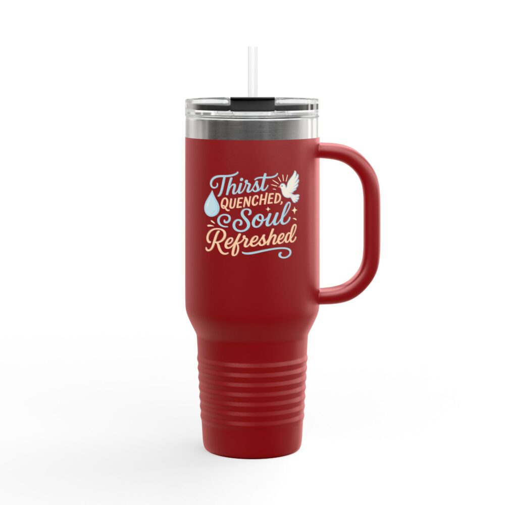 Thirst Quencher Insulated Travel Mug - 40oz, Perfect for On-the-Go Hydration, Great Gift for Coffee Lovers, Road Trips, Outdoor [...] - Image 2