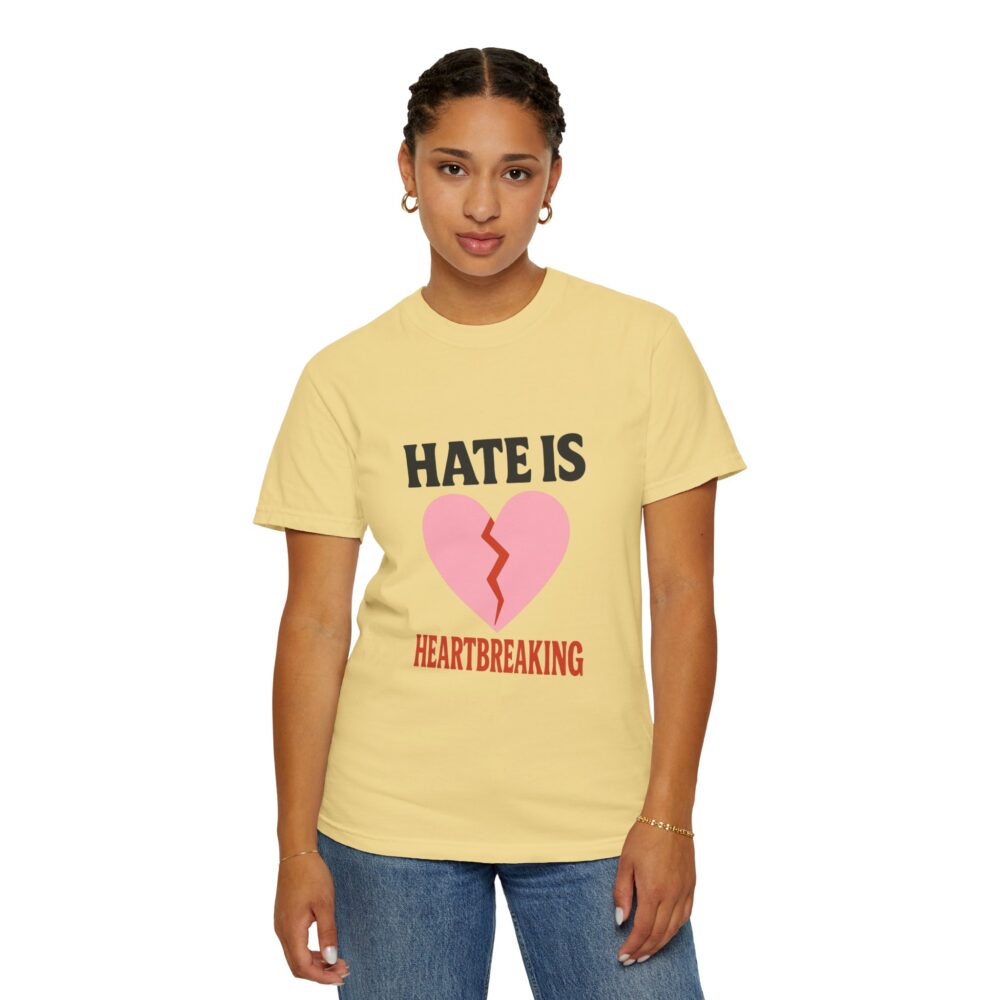 Unisex Garment-Dyed T-shirt with Heartbreaking Message - Perfect for Awareness, Casual Wear, Gifts, and Trendy Style - Image 16