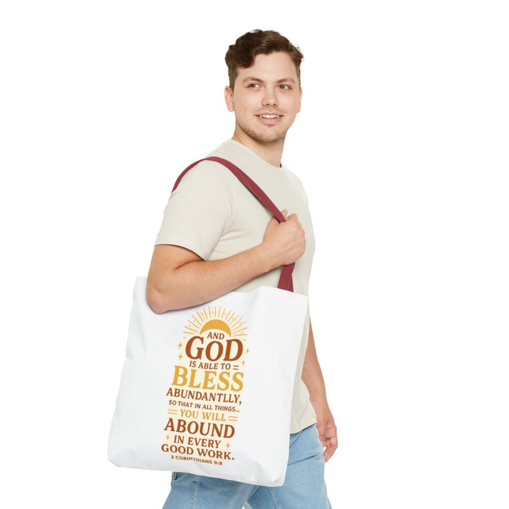 Inspirational Tote Bag, Motivational Tote, Christian Tote, Faith-Based Bag, Everyday Carryall, Religious Gifts - Image 5