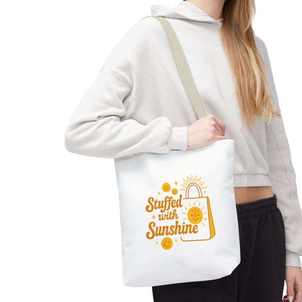Sunny Vibes Tote Bag, Beach Tote, Eco-Friendly Bag, Gift for Sunshine Lovers, Summer Accessory, Cheerful Shopping Bag - Image 8