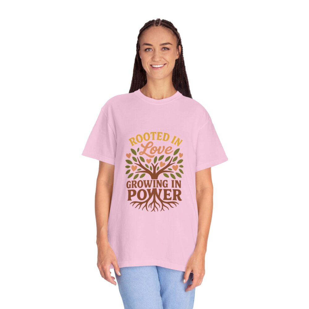 Rooted in Love Unisex T-Shirt | Growing in Power Tee, Nature Lover Gift, Inspirational Shirt, Eco-Friendly Apparel, Tree Design - Image 22