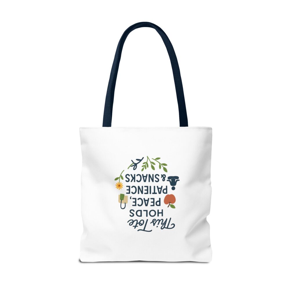 Peace & Patience Tote Bag | Inspirational Bag for Shopping, Beach, Gym, Gifts, Eco-Friendly Use - Image 58