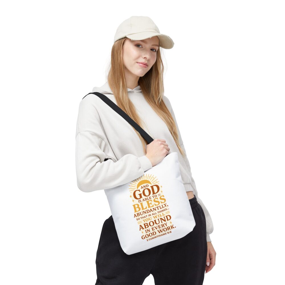 Inspirational Tote Bag, Motivational Tote, Christian Tote, Faith-Based Bag, Everyday Carryall, Religious Gifts
