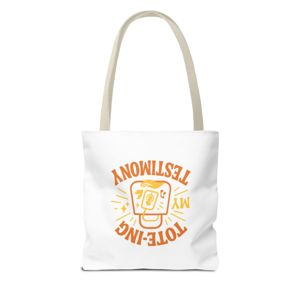 Tote Bag with Testimony Design - Perfect for Church Events, Bible Study, or Everyday Use - Inspirational Gift, Eco-Friendly, Reusable, [...] - Image 14