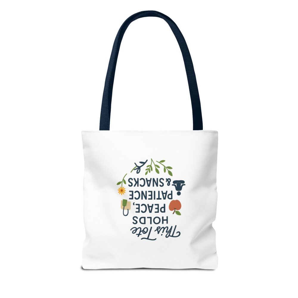 Peace & Patience Tote Bag | Inspirational Bag for Shopping, Beach, Gym, Gifts, Eco-Friendly Use - Image 18