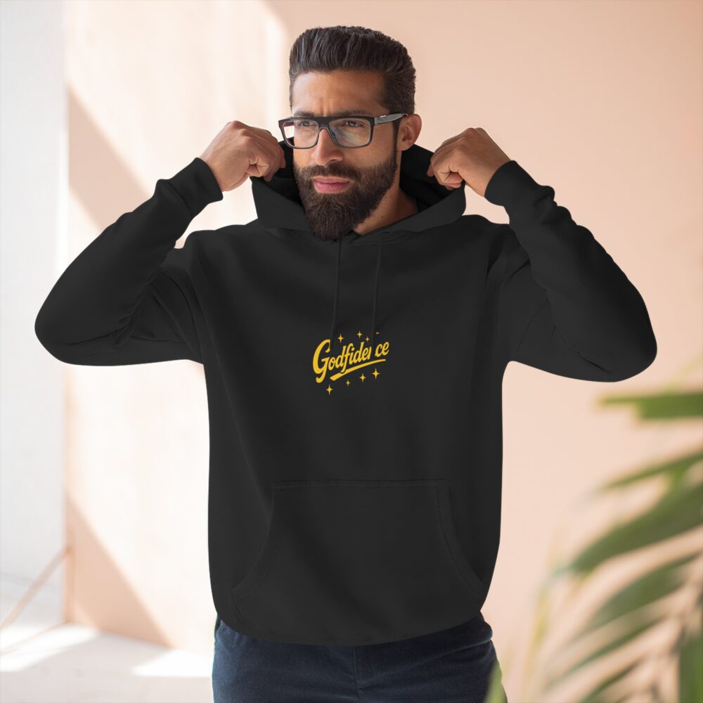 Godfidence Fleece Hoodie - Cozy Confidence Wear, Inspirational Gift, Casual Apparel, Motivational Hoodie, Unisex Fashion - Image 3