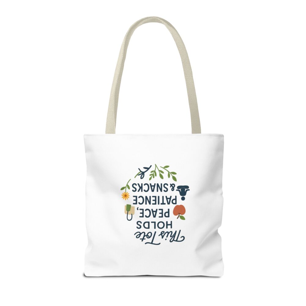 Peace & Patience Tote Bag | Inspirational Bag for Shopping, Beach, Gym, Gifts, Eco-Friendly Use - Image 46