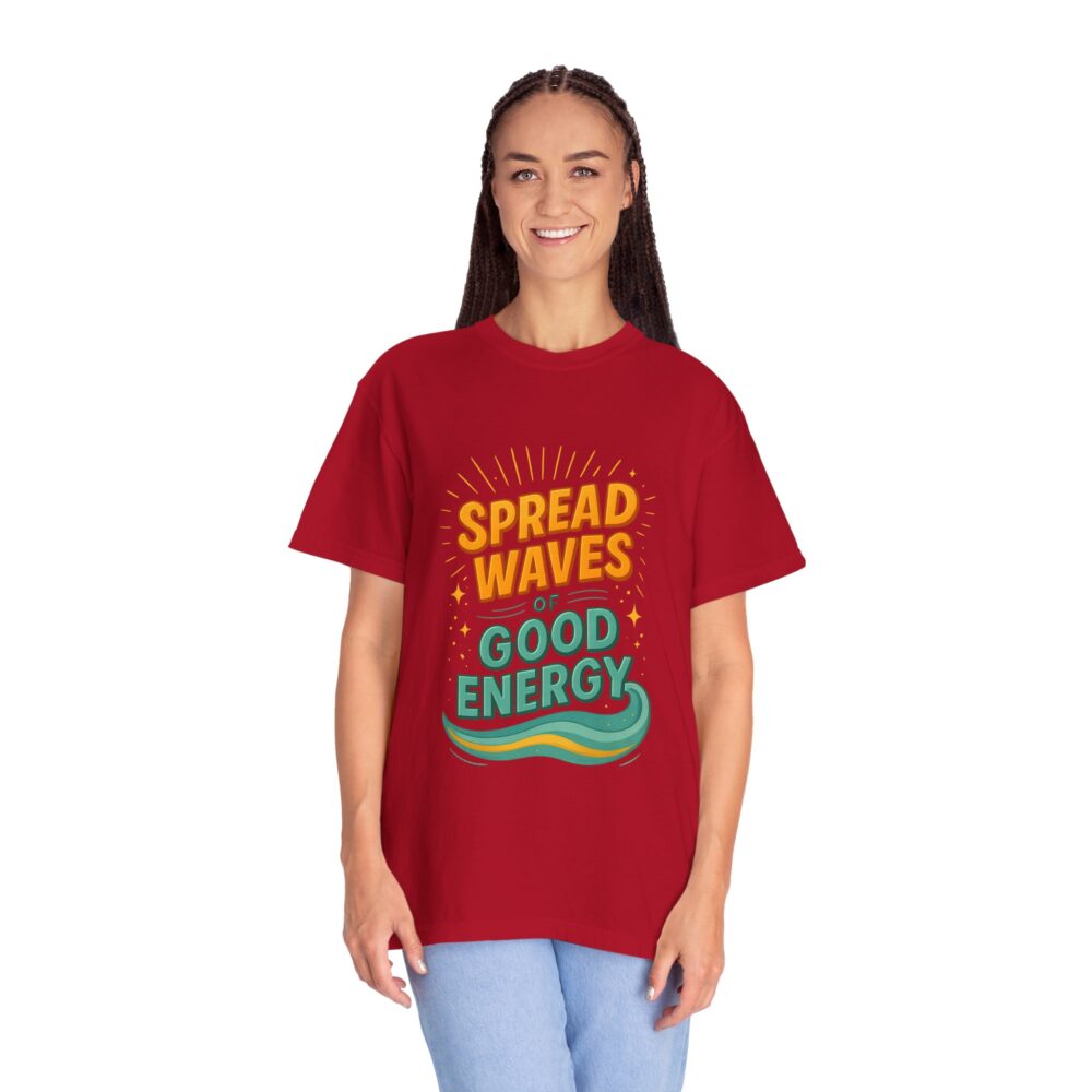 Good Energy T-Shirt, Unisex Tee, Eco-Friendly Apparel, Summer Vibes, Positive Message, Gift for Friends, Casual Wear - Image 26
