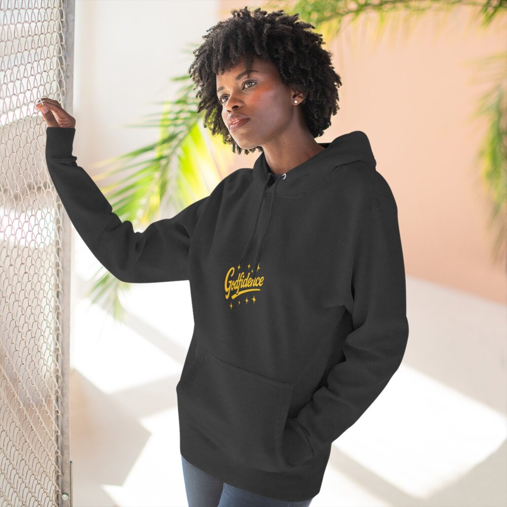 Godfidence Fleece Hoodie - Cozy Confidence Wear, Inspirational Gift, Casual Apparel, Motivational Hoodie, Unisex Fashion - Image 2