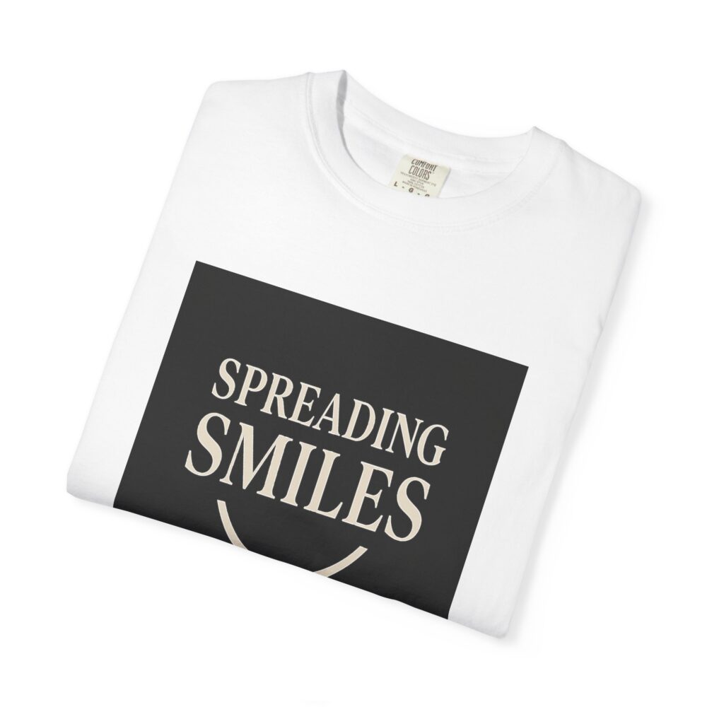 Spreading Smiles - Unisex Garment-Dyed T-Shirt - Image 19