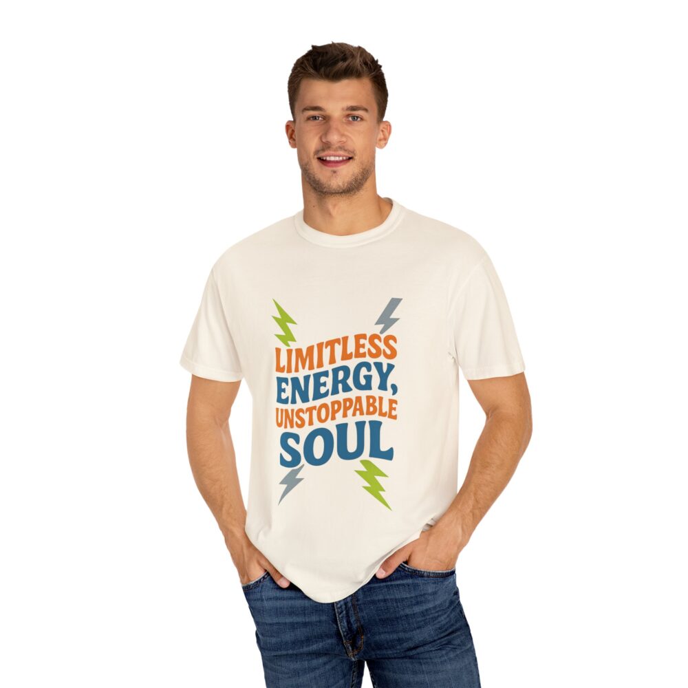 Limitless Energy Unisex T-Shirt, Motivational Tee, Inspirational Shirt, Gift for Fitness Lovers, Casual Wear for All Occasions - Image 8