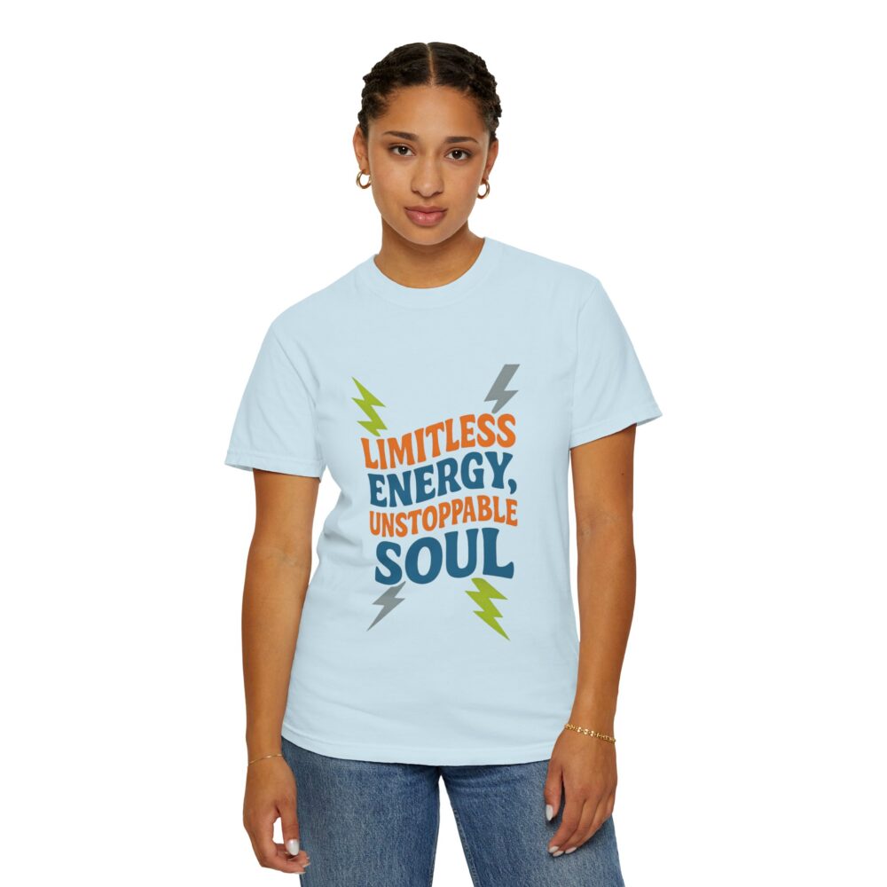 Limitless Energy Unisex T-Shirt, Motivational Tee, Inspirational Shirt, Gift for Fitness Lovers, Casual Wear for All Occasions - Image 18