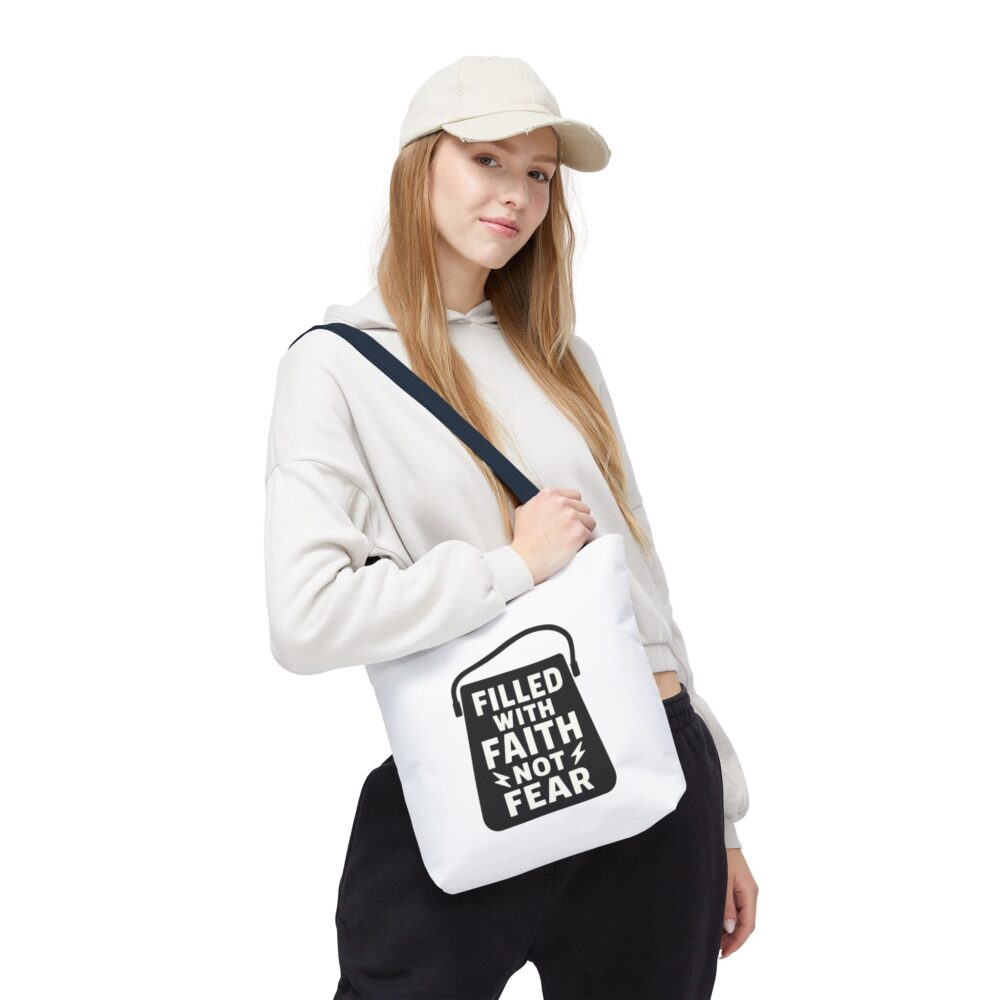 Faith-Inspired Tote Bag, Motivational Shopping Bag, Reusable Grocery Tote, Inspirational Gift, Spiritual Tote for Everyday Use - Image 13