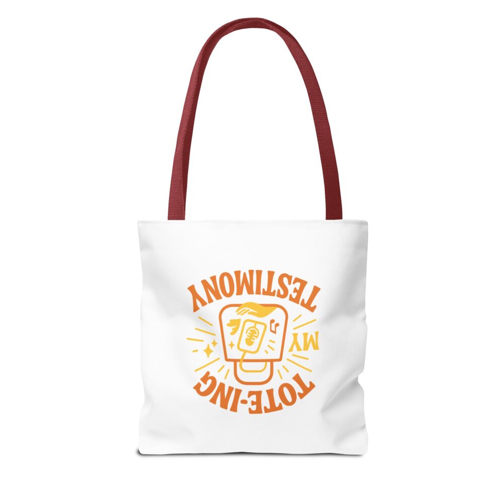 Tote Bag with Testimony Design - Perfect for Church Events, Bible Study, or Everyday Use - Inspirational Gift, Eco-Friendly, Reusable, [...] - Image 6
