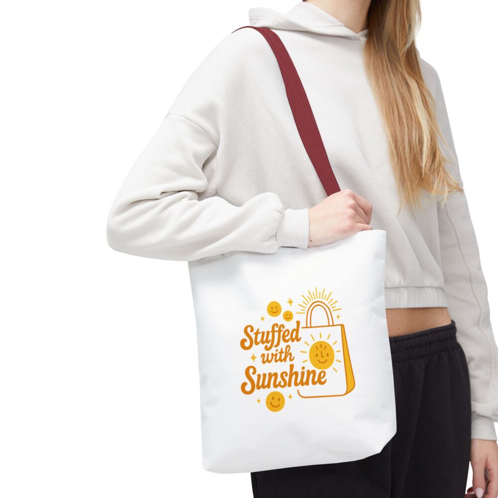 Sunny Vibes Tote Bag, Beach Tote, Eco-Friendly Bag, Gift for Sunshine Lovers, Summer Accessory, Cheerful Shopping Bag - Image 4