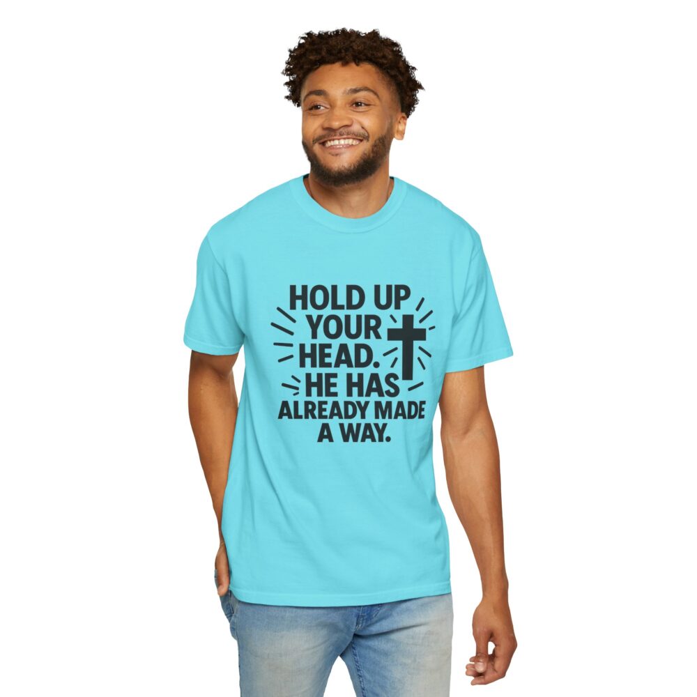 Faith-Inspired Unisex T-Shirt: "Hold Up Your Head" - Christian Apparel for Everyday, Gift for Holidays, Encouragement Tee - Image 7