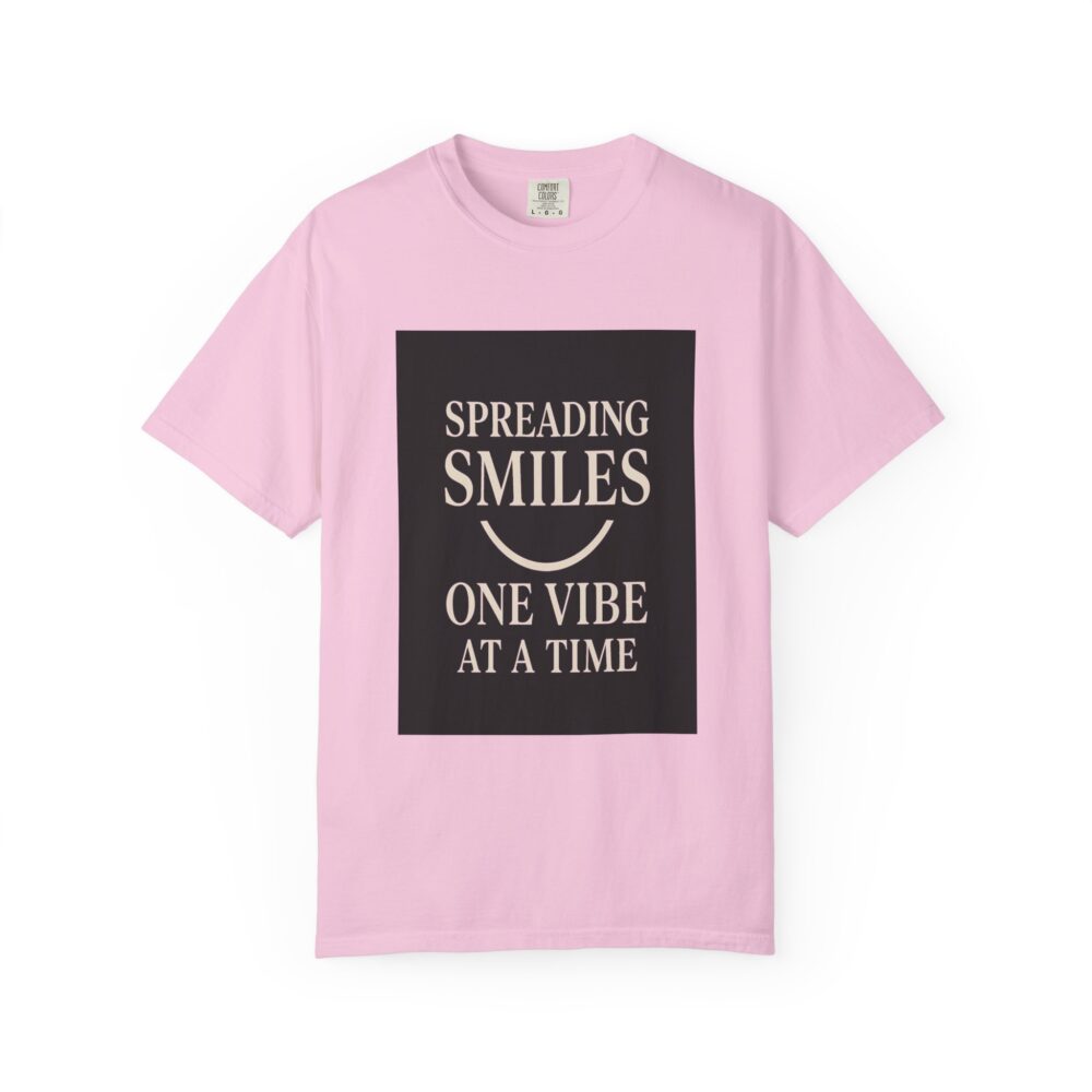 Spreading Smiles - Unisex Garment-Dyed T-Shirt - Image 29