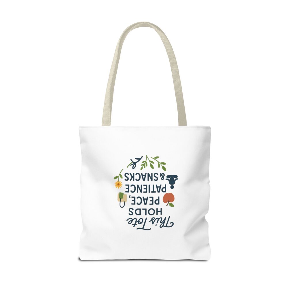 Peace & Patience Tote Bag | Inspirational Bag for Shopping, Beach, Gym, Gifts, Eco-Friendly Use - Image 50