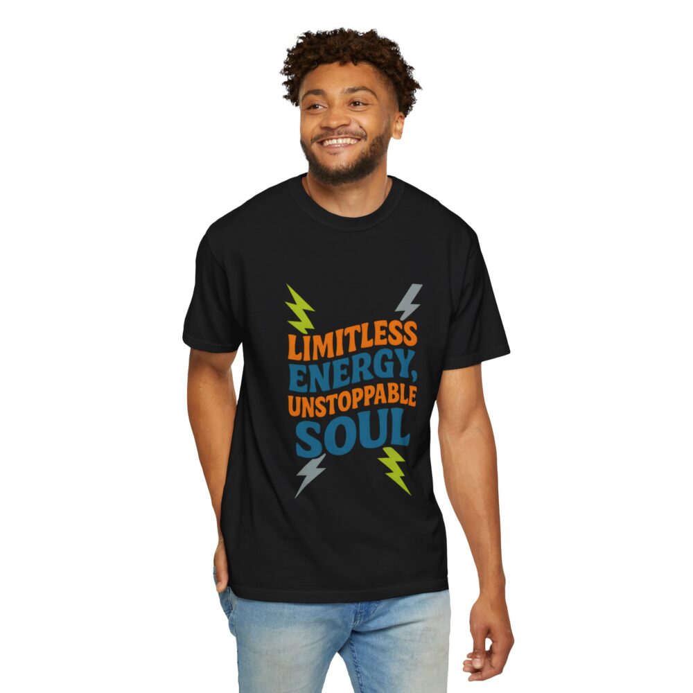 Limitless Energy Unisex T-Shirt, Motivational Tee, Inspirational Shirt, Gift for Fitness Lovers, Casual Wear for All Occasions - Image 21