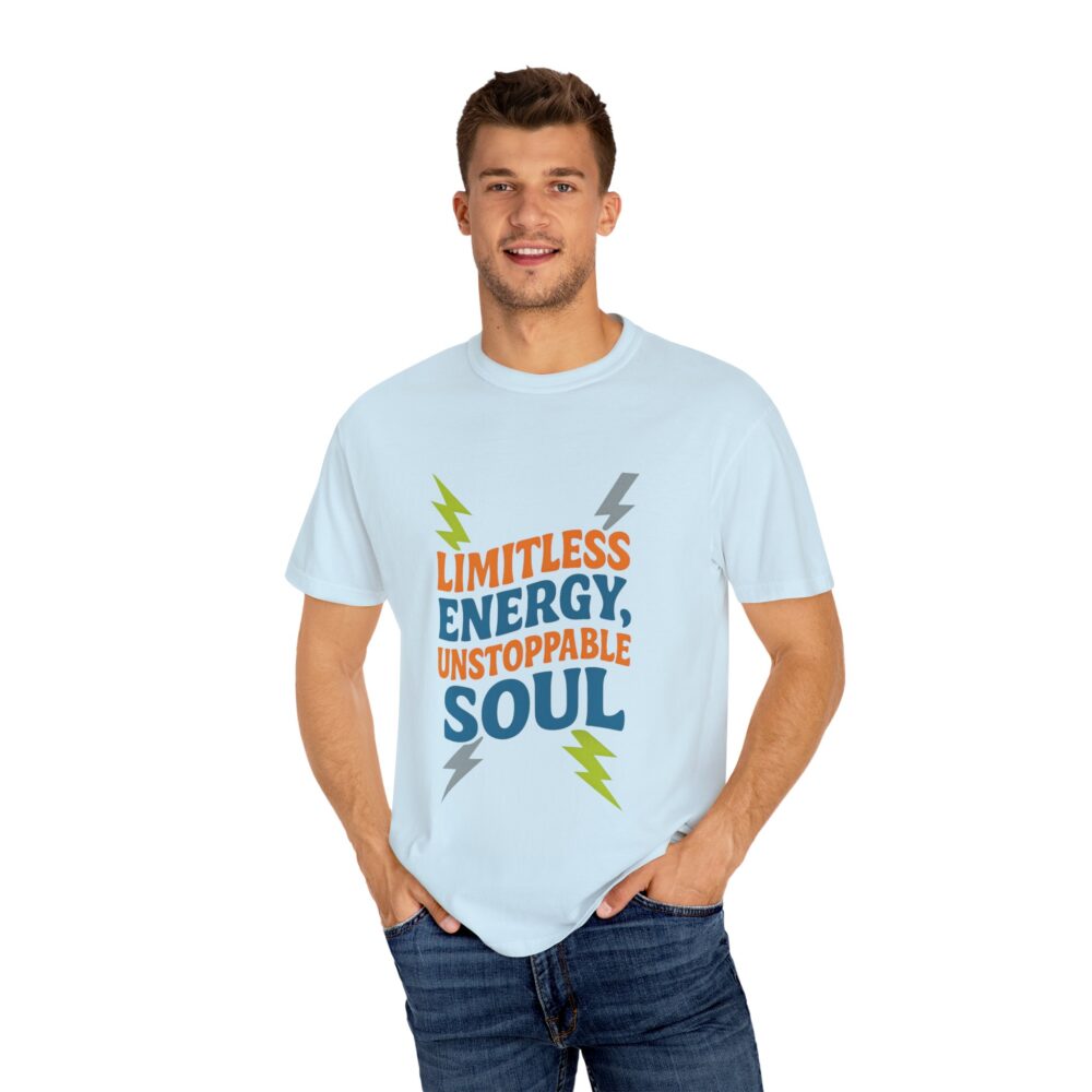 Limitless Energy Unisex T-Shirt, Motivational Tee, Inspirational Shirt, Gift for Fitness Lovers, Casual Wear for All Occasions - Image 16