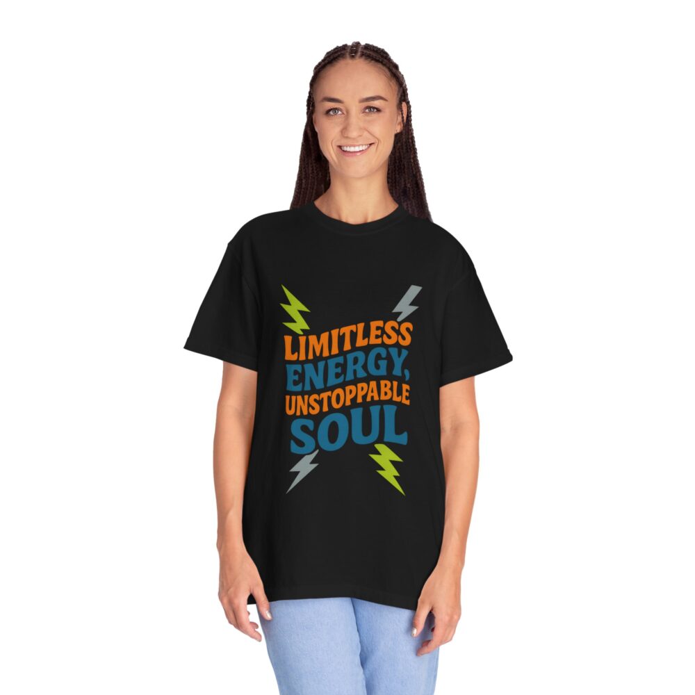 Limitless Energy Unisex T-Shirt, Motivational Tee, Inspirational Shirt, Gift for Fitness Lovers, Casual Wear for All Occasions - Image 20