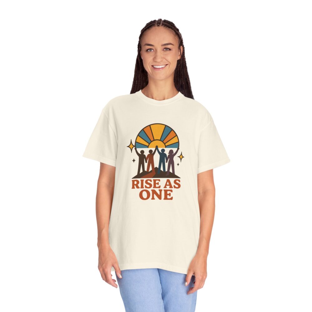 Unity Graphic Tee - Inspirational Unisex Shirt - Rise As One T-shirt, Equality Apparel, Gift for Social Activists, Summer Fashion - Image 6