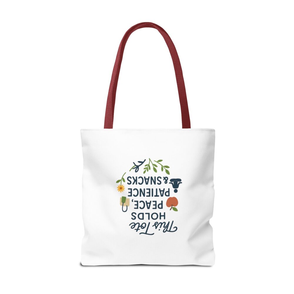 Peace & Patience Tote Bag | Inspirational Bag for Shopping, Beach, Gym, Gifts, Eco-Friendly Use - Image 34