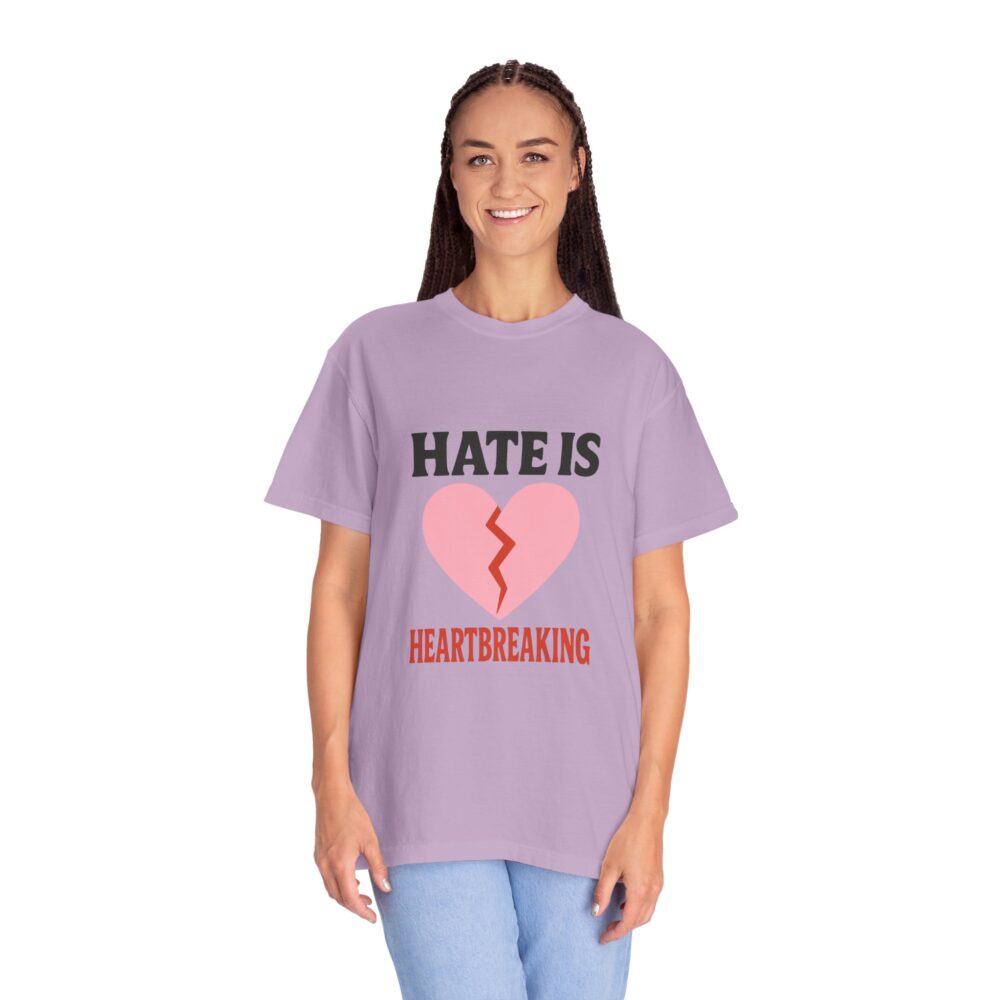 Unisex Garment-Dyed T-shirt with Heartbreaking Message - Perfect for Awareness, Casual Wear, Gifts, and Trendy Style - Image 18