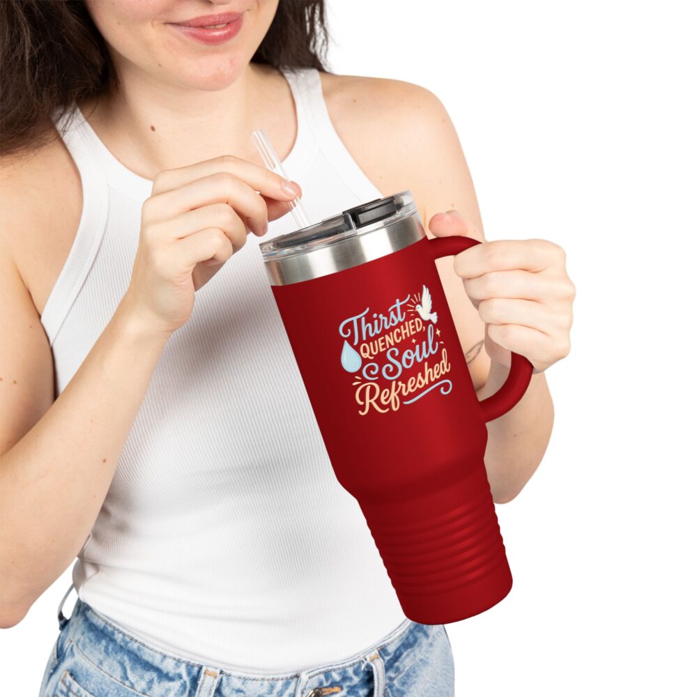 Thirst Quencher Insulated Travel Mug - 40oz, Perfect for On-the-Go Hydration, Great Gift for Coffee Lovers, Road Trips, Outdoor [...]