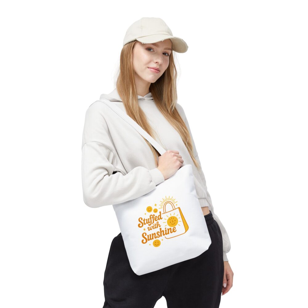 Sunny Vibes Tote Bag, Beach Tote, Eco-Friendly Bag, Gift for Sunshine Lovers, Summer Accessory, Cheerful Shopping Bag - Image 5
