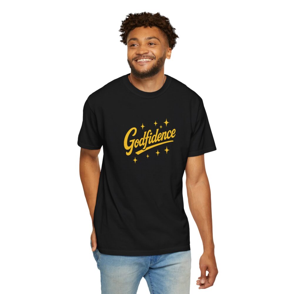 Godfidence Garment-Dyed T-Shirt, Unisex Tee, Inspirational Apparel, Casual Wear, Gift for Her, Motivational Clothing - Image 11