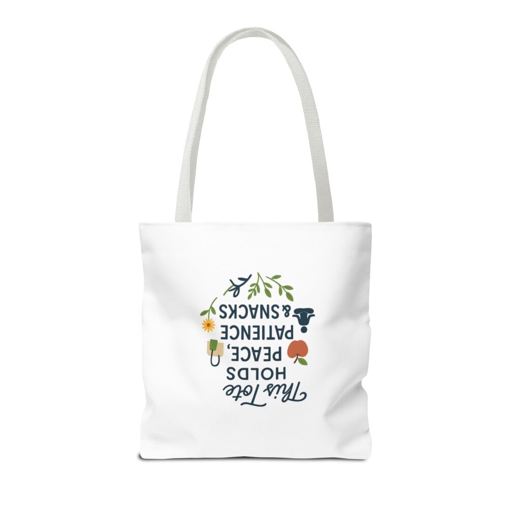 Peace & Patience Tote Bag | Inspirational Bag for Shopping, Beach, Gym, Gifts, Eco-Friendly Use - Image 38