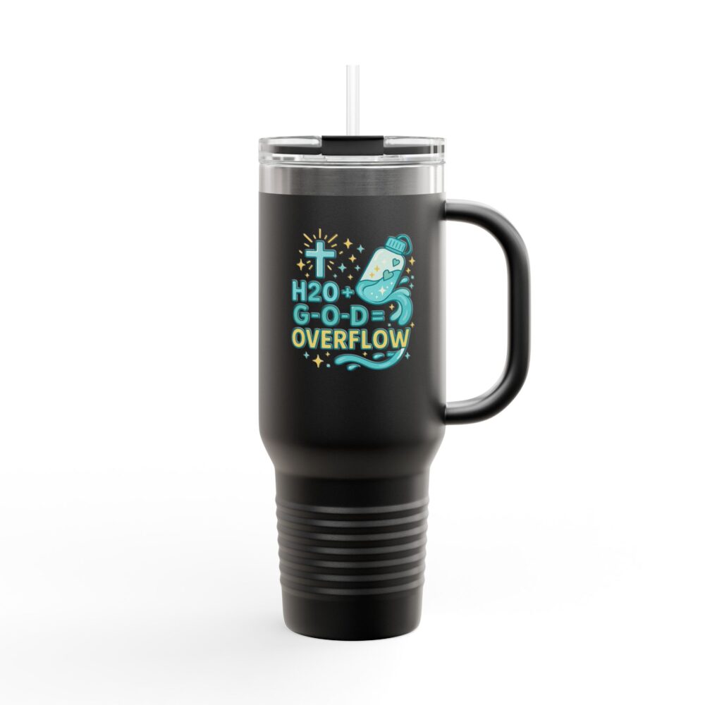 Faith-Inspired Insulated Travel Mug, 40oz - Perfect for Daily Hydration, Gifts, Church Events, and Outdoor Adventures - Image 3