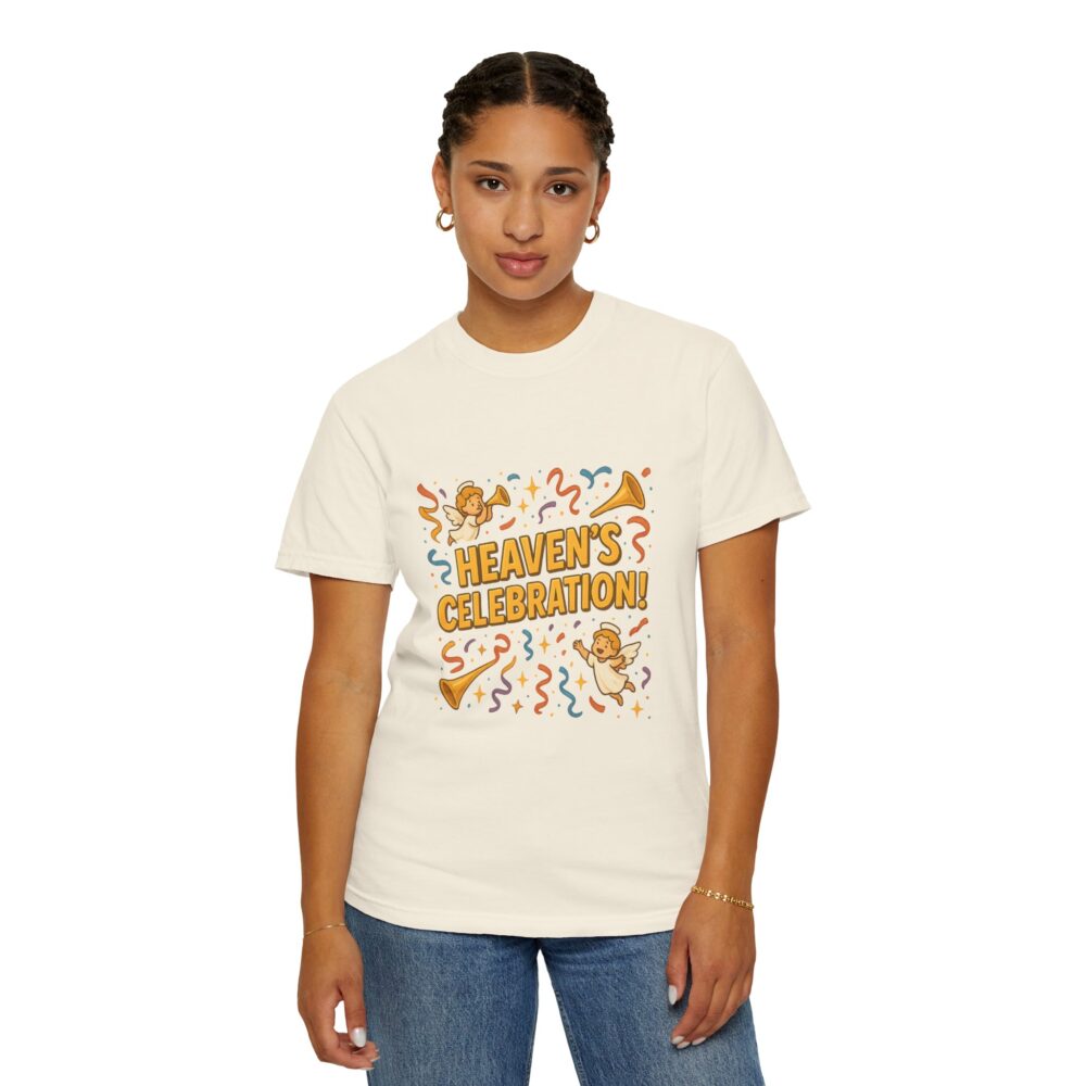 Heaven’s Celebration Unisex T-shirt - Fun Festival Tee, Party Shirt, Gift for Friends, Casual Wear, Unique Apparel - Image 11