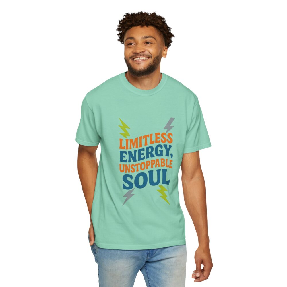 Limitless Energy Unisex T-Shirt, Motivational Tee, Inspirational Shirt, Gift for Fitness Lovers, Casual Wear for All Occasions - Image 14