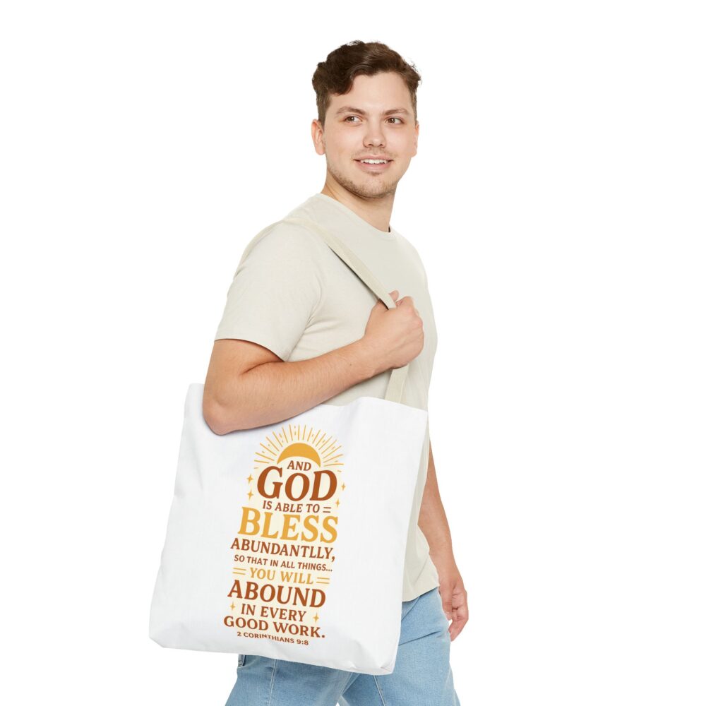 Inspirational Tote Bag, Motivational Tote, Christian Tote, Faith-Based Bag, Everyday Carryall, Religious Gifts - Image 10