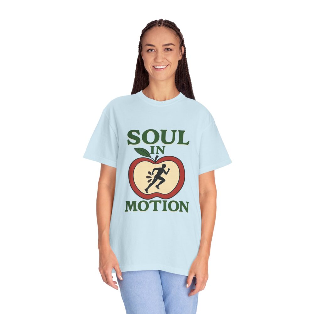Soul in Motion Unisex Garment-Dyed T-Shirt - Inspirational Activewear - Image 3